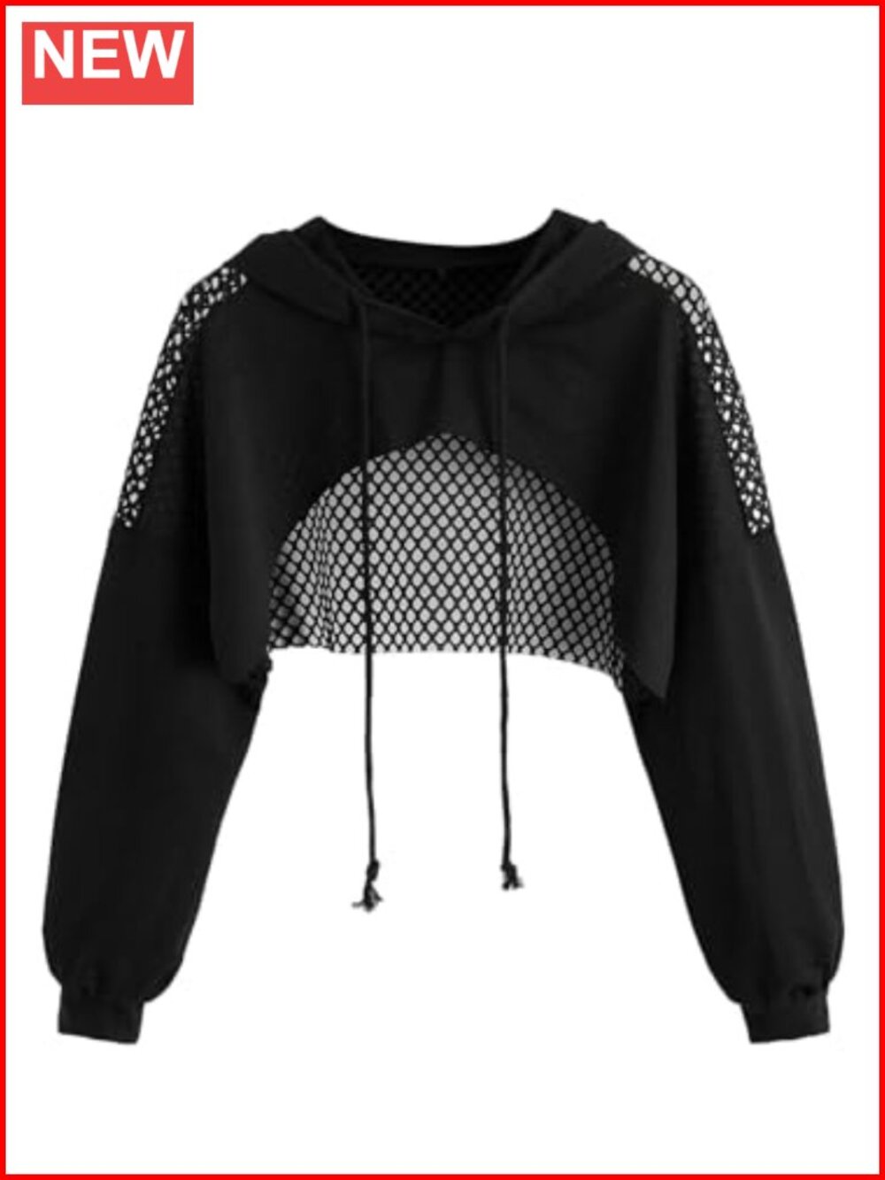 Casual Cut Out Long Sleeve Pullover Crop Top Sweatshirt